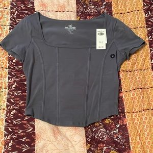 Hollister corset style crop top